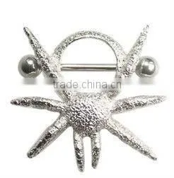 Fashion stainless steel nipple bars body piercing jewelry