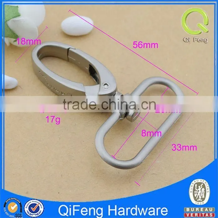 Q-2649 snap hook for handbag dog leash hook bag parts