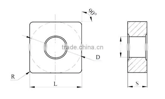Various Good carbide turning cnc insert types