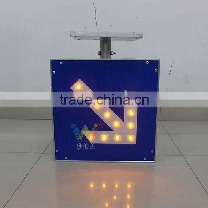 Customized size flashing light high way guidance led traffic sign