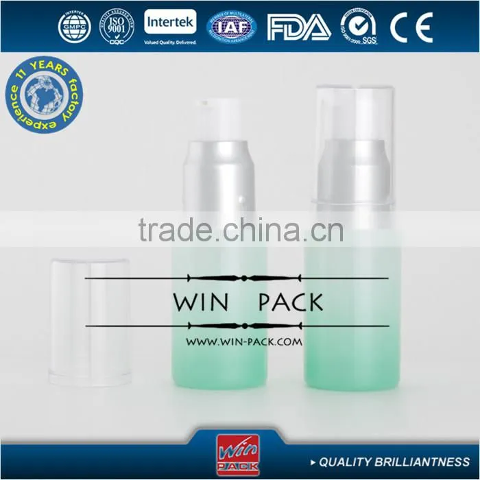 20ml green tapered special type glass dropper bottle, high quality dropper bottle with aluminum cap
