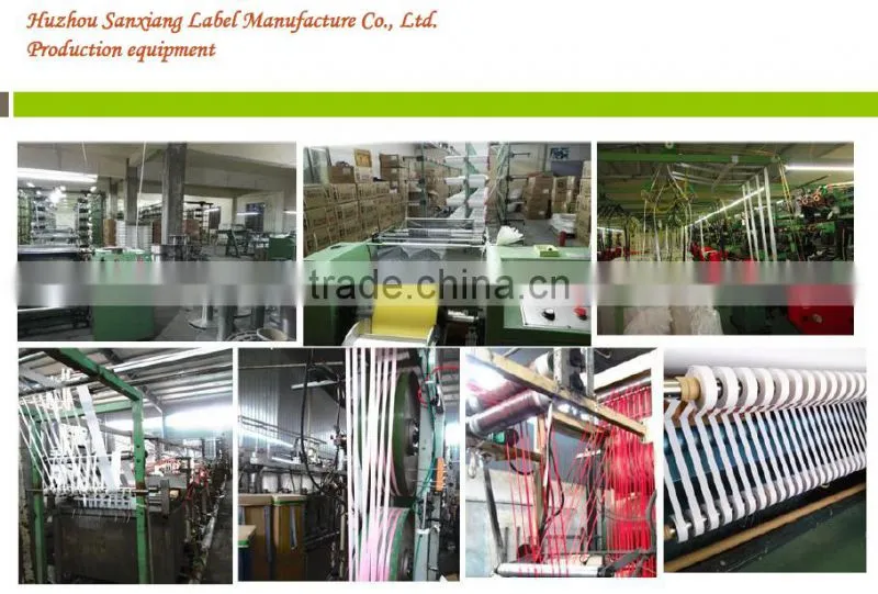 Direct factory polyester satin ribbon double side for clothing labels, home textile labels