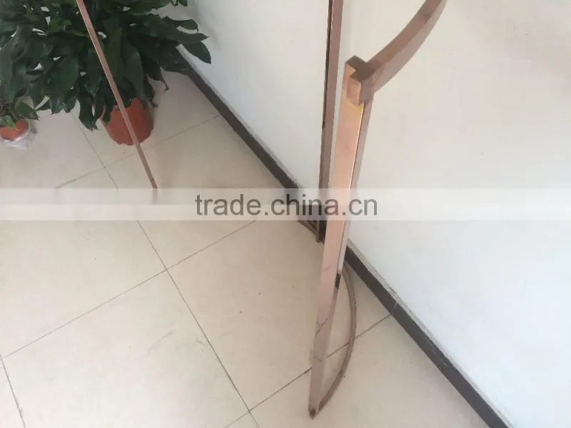 wholesale stainless steel clothing stores display stand