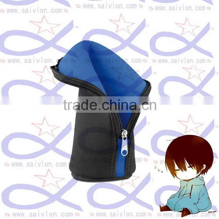 Low price hot-sale fashion double zipper pencil pouches