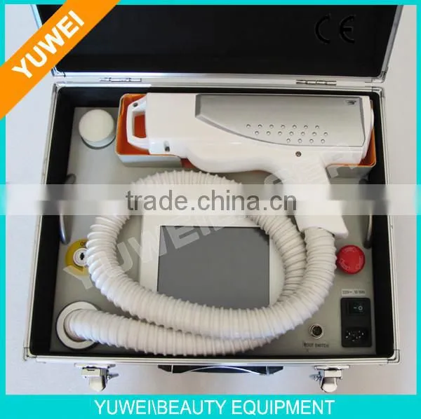 YUWEI-Q switch ND YAG Laser 1064nm 532nm tattoo removal laser machine