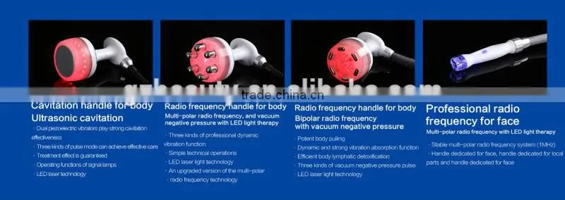 WS-12 4Max Cavitation vacuum RF infrared LED beauty machine