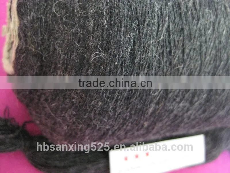 100% dyed wool yarn for making socks, raw white or dyed colors