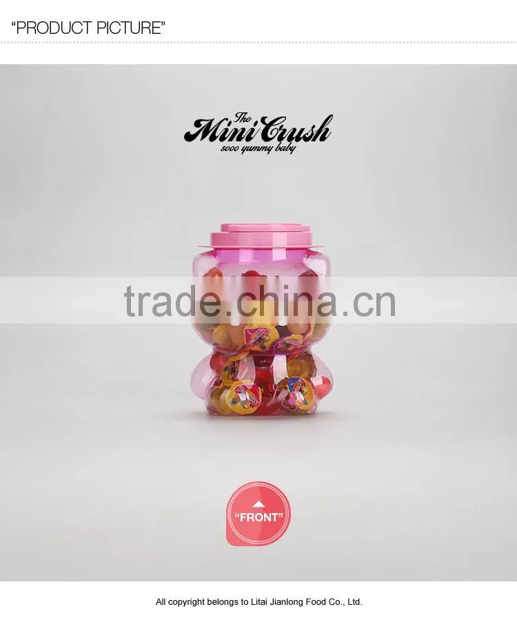 Gummy worms candy gummy vitamin fish shaped gelatin jelly