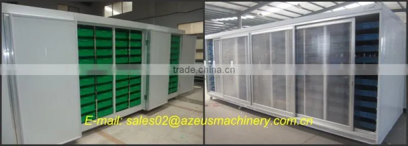 Automatic hydroponic barley grass fodder planting Machine for animal,livestock,cattle,sheep