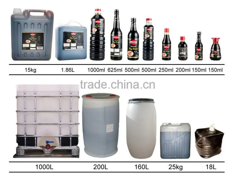 Desly brand japanese soy sauce brands 1.86L big packing