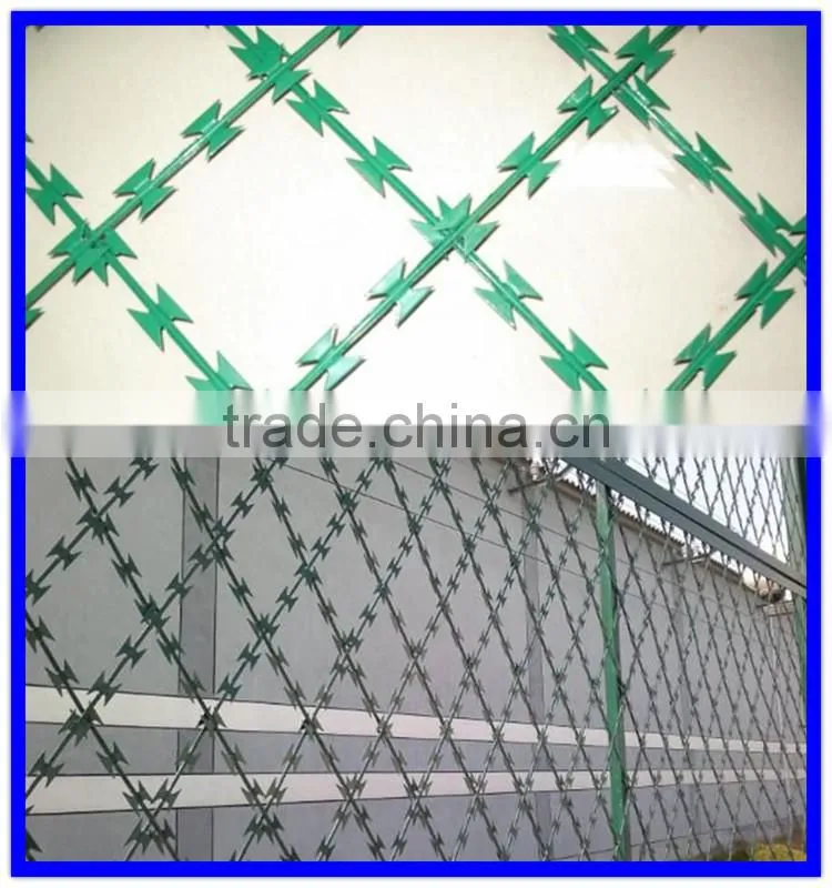 Stainless steel concertina wire for high security