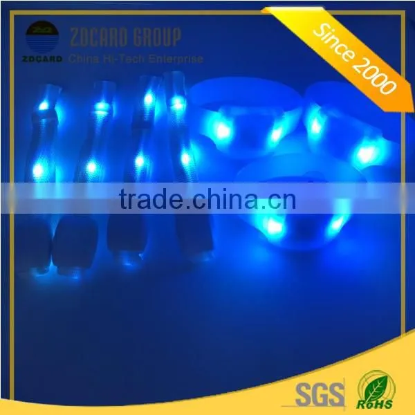 LED bracelet sound activated, led light silicon bracelet, led band