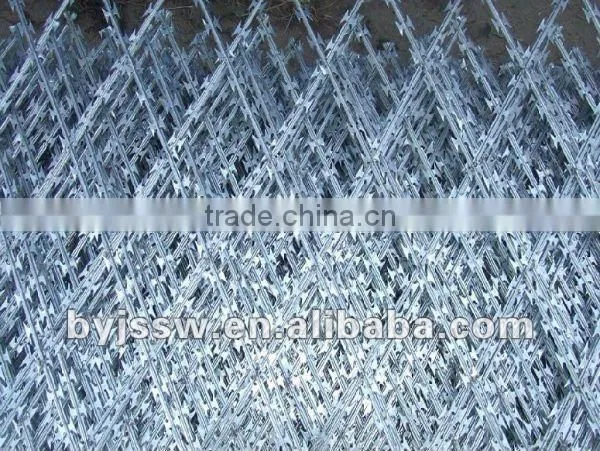 hot-dipped galvanized razor barbed wire