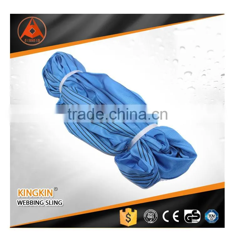 GS, CE, ISO9001 Certificate high quality lifting belt sling sling belt for cargo webbing sling belt