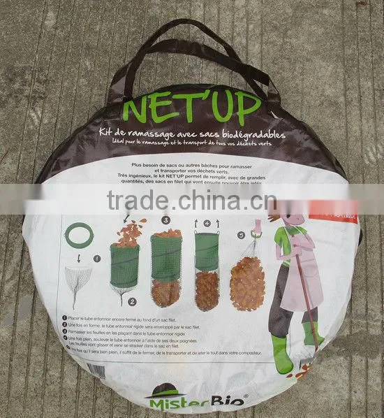 pop up tunnel with mesh bag and plastic handles
