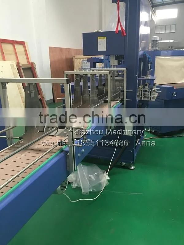Semi Automatic PE Film Shrink Wrapping Machine sleeve Wrapper