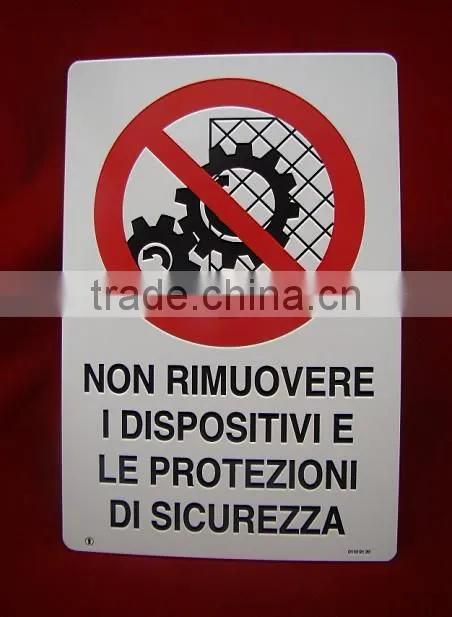 No tossing sign