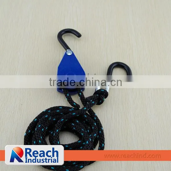 Tracking Tie-Down System Rope Ratchet with Load Lock