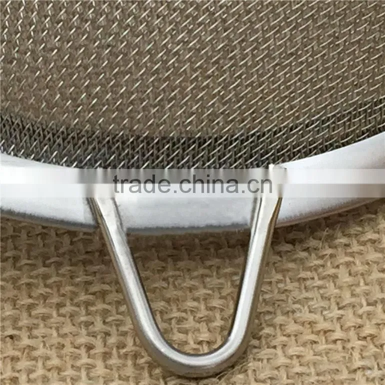 stainless steel wire mesh kitchen cooking deep frying basket chicken frying basket fried basket