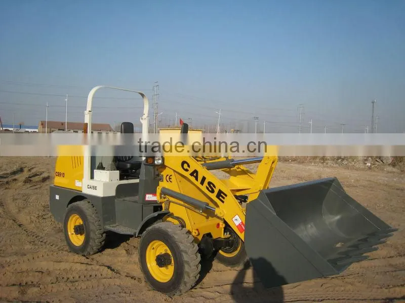 China 1T Mini Wheel loader Caise CS910 with CE Certificate