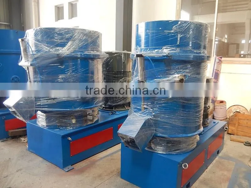 Used plastic agglomerator machine / PE PP film bags recycling machine