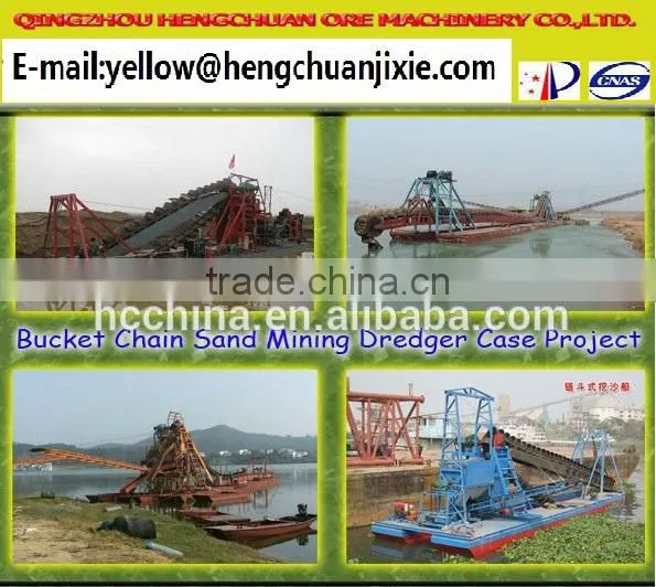 Good performance Bucket Type Gold Dredger for sale