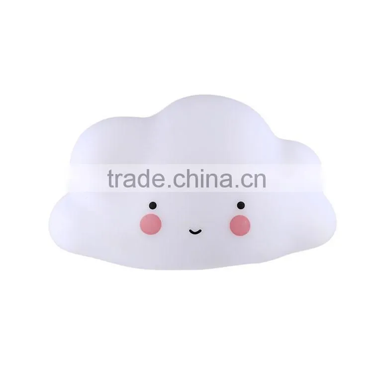 Christmas gift Childrens Baby kids Bedroom Nursery Mini decor decorative Cloud shape LED night light lamp