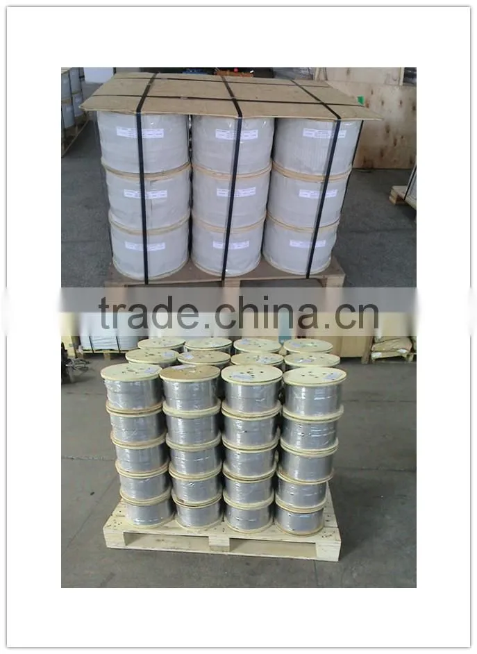 WELLS electric galvanized steel wire rope from 22-38 mm