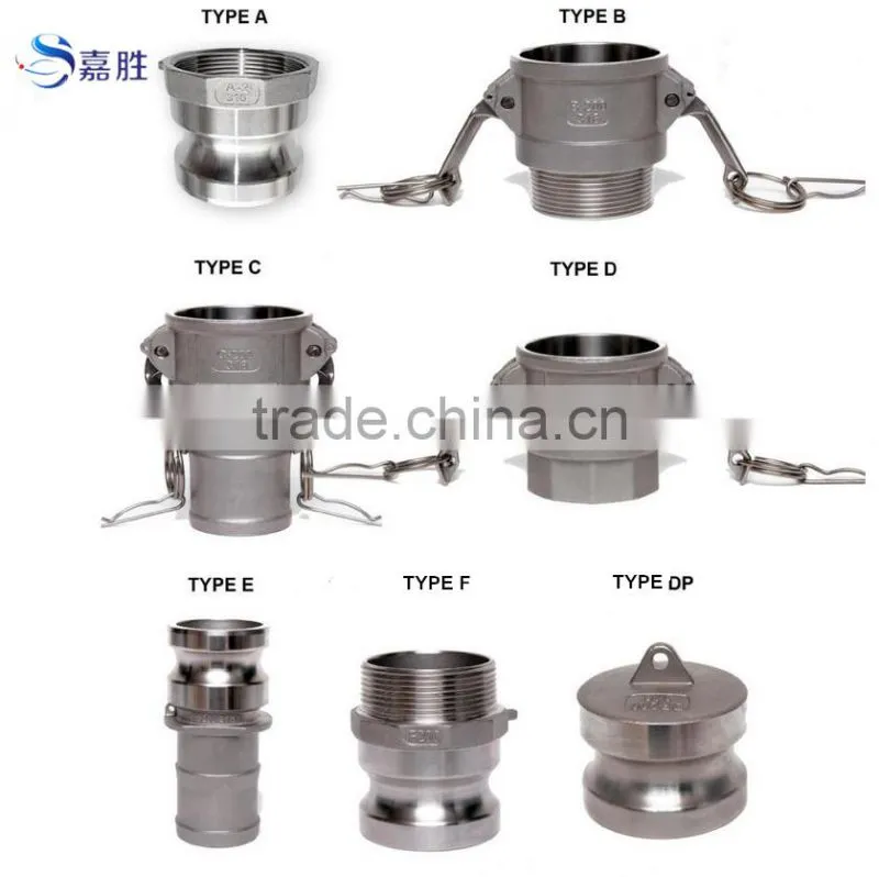 Stainless Steel Camlock Quick Coupler Type A