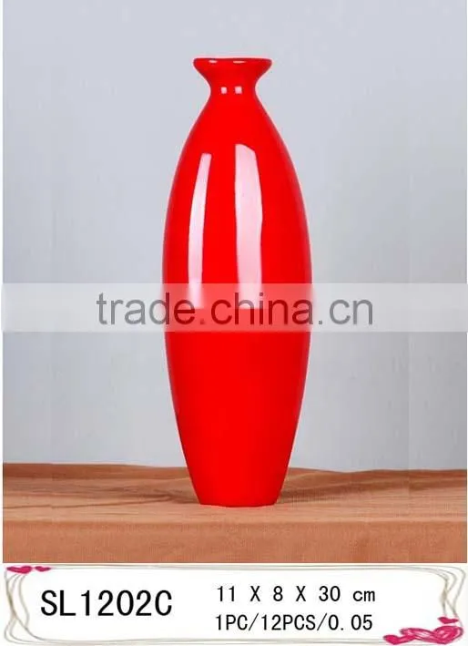 Wholesale home decorative long vase product from china