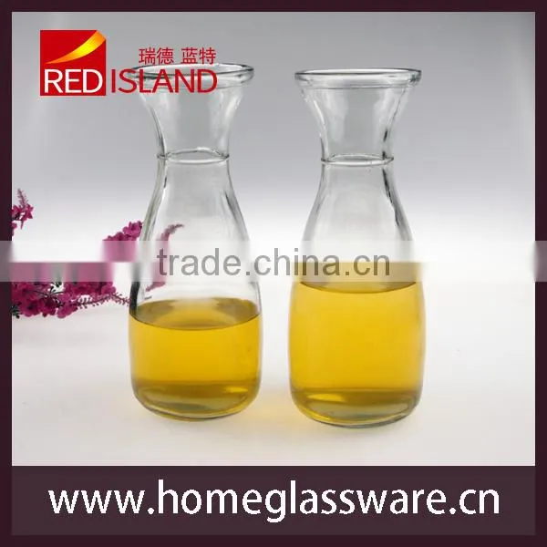 1 Liter Glass Carafe Juice Water & Wine Container for Home or Restaurant