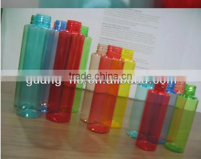 150ml transparent colored pla plastic bottles for cosmetics 100% biodegradable