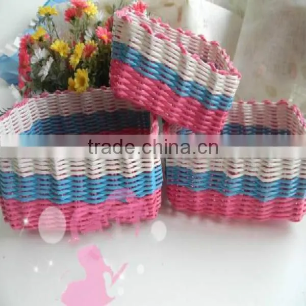 2014 Multifunctional PVC plastic storage basket mold with 100%handmade