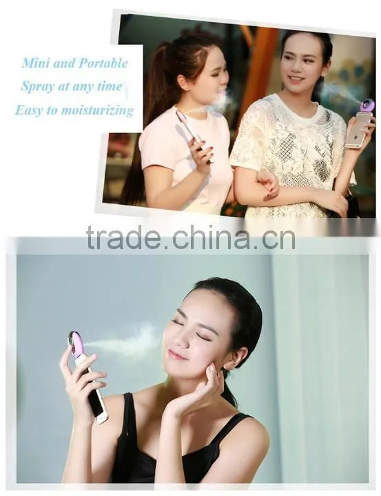 Lazy Mini Mobile Moisture Supplier Portable Facial Beauty Spay Moisturizer Humidifier For Wholesale