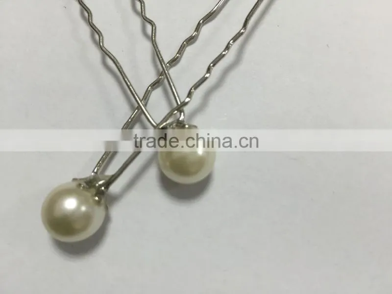Ivory Color Pearl Hair Pins Hair Sticks Hair Clip Prom Party Wedding Bridal