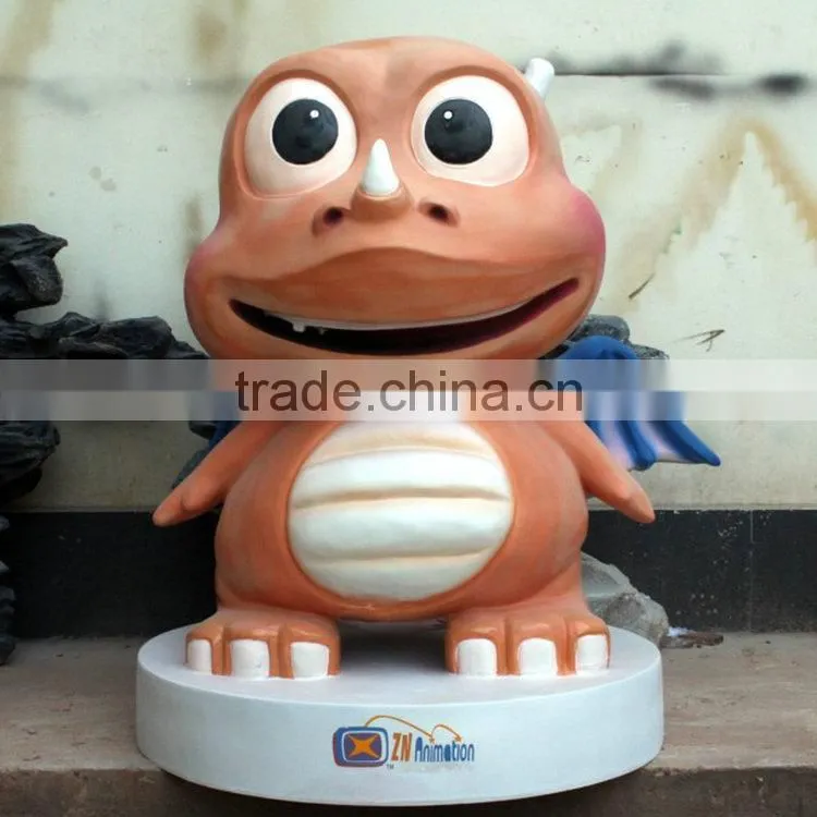 Fiberglass animal cartoon mascot