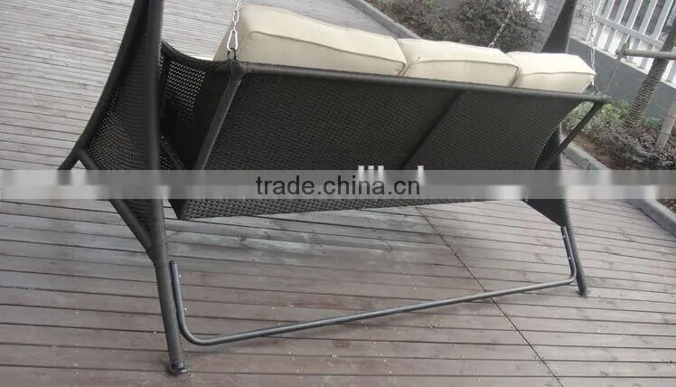 Rattan 3-seat garden swing(ESR-9690)