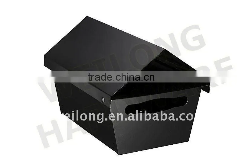 Eco-friendly gardening metal letter box