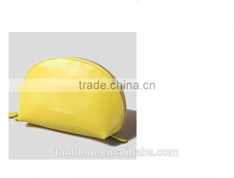 Leather lady professional cosmetic fake leather makeup bag