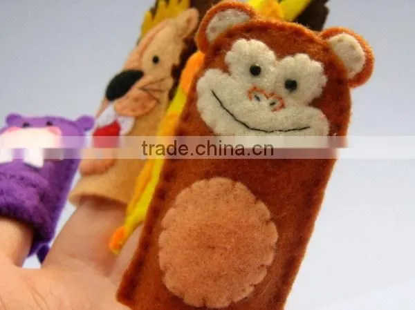 2017 best selling new product decorative custom handmade fabric felt cheap fashion china innovative felt finger puppet wholesale