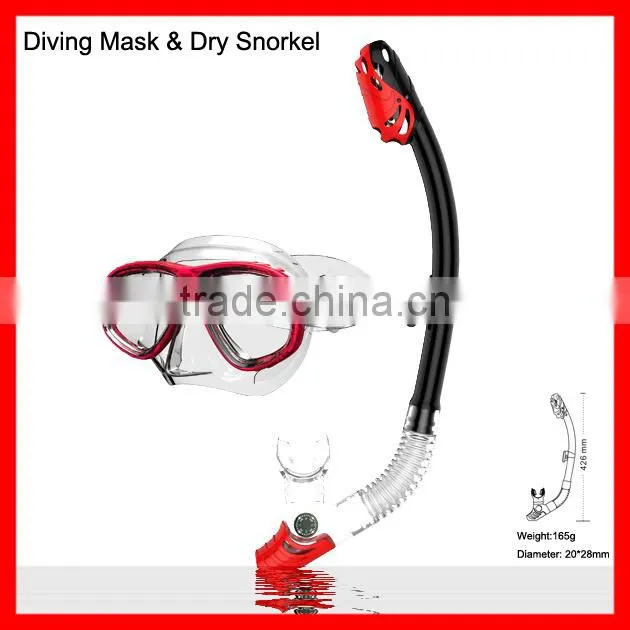 2015 Hot Diving Mask and Dry Snorkel (MK-400 & SK-400)