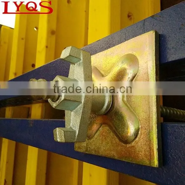 Three anchor wing nut casting nut for formwork system