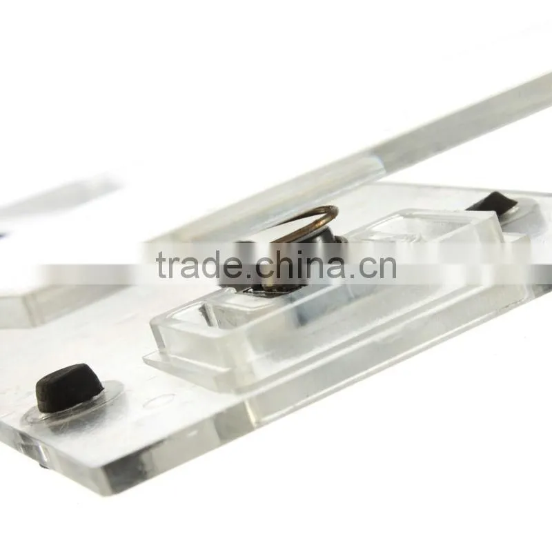 Acrylic Tattoo Machine Footswitch Power Supply Foot Pedal Controller Transparent
