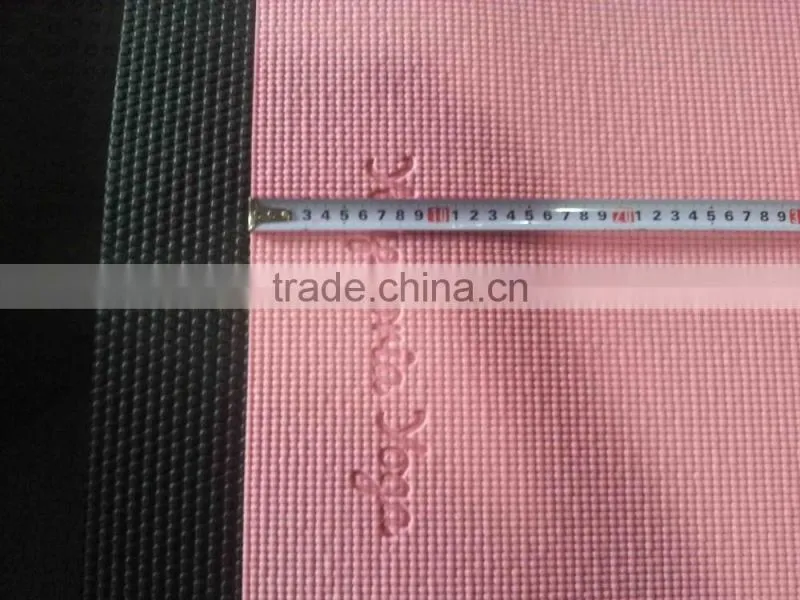 Anti slip waterproof eco exercise pvc yoga mat