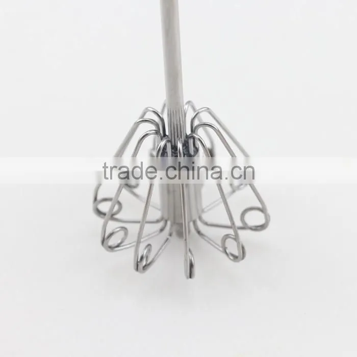 New Easy Kitchen Handle Push Whisk Versatile Egg Beater