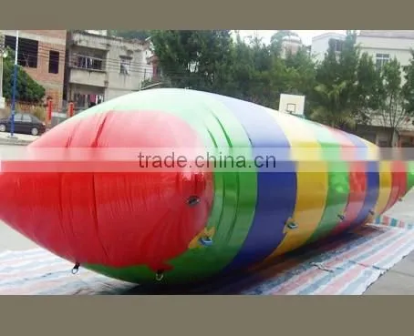 High Quality Inflatable Toy Water Blob Water Bungee Blob Inflatable Catapult Jump Pillow For Sale