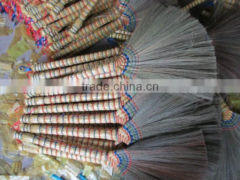 Natural sorghum grass sweeping street broom