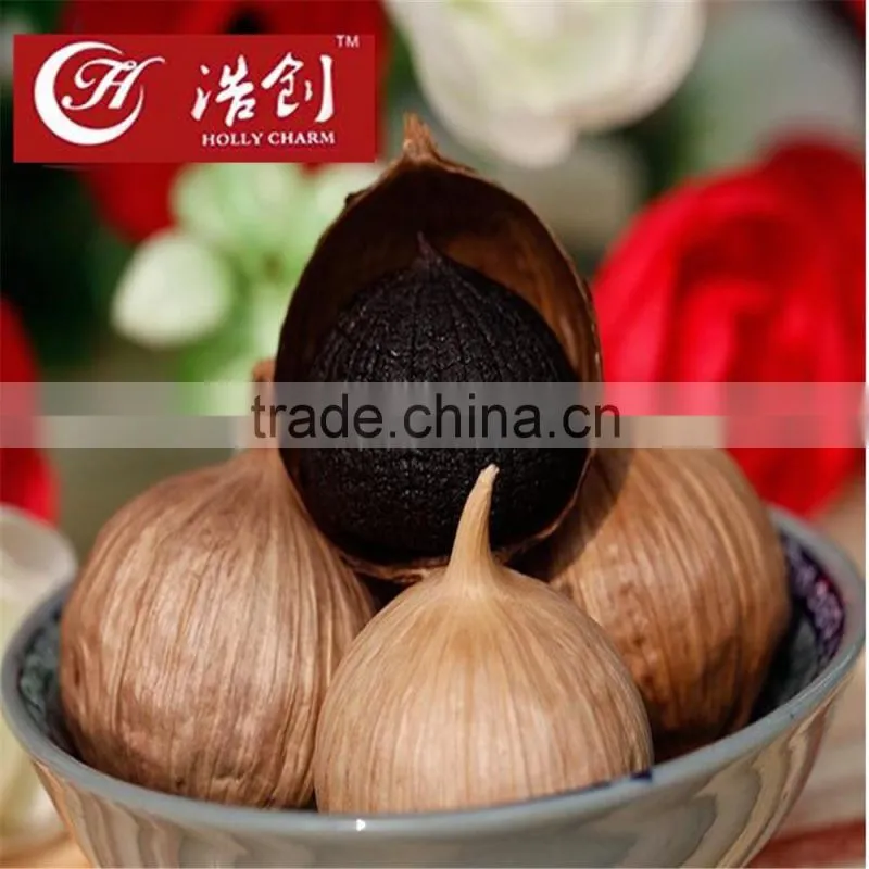 100% Pure Green Snack Food and Aged Peeled Solo Black Garlic from China 200g/bottle