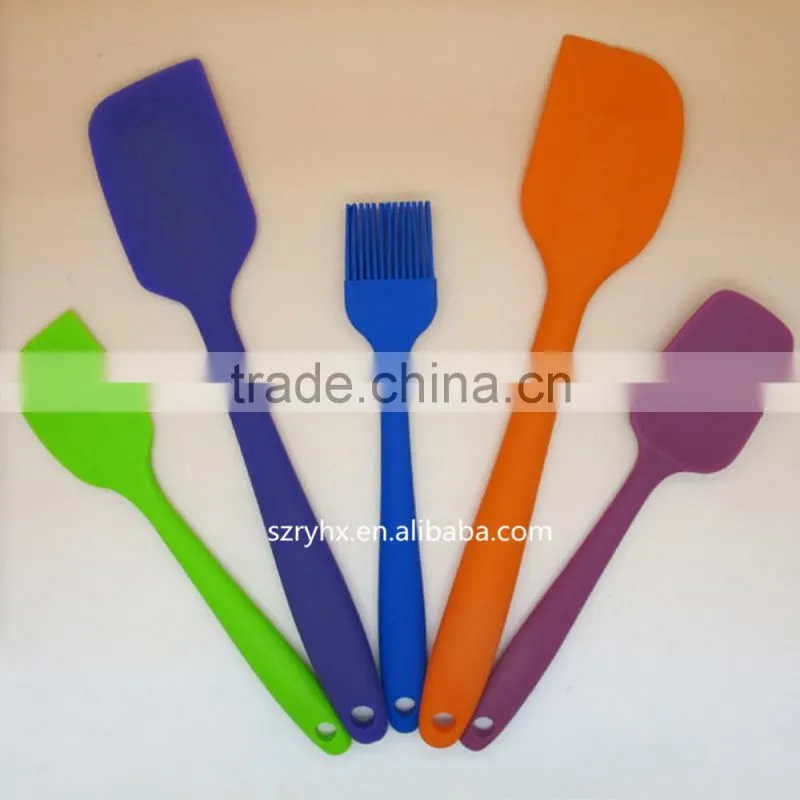2016 FDA grade/Colorful Heat Resistant Spatula/Silicone Spatula Set