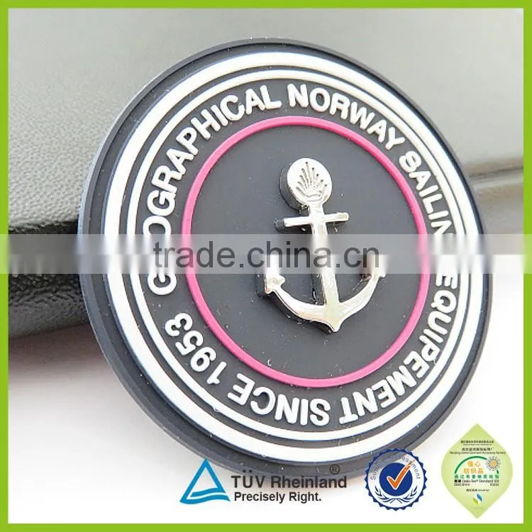 Nanjing Jiamei Factory micro-injected pvc label sew in clothing labels cheap